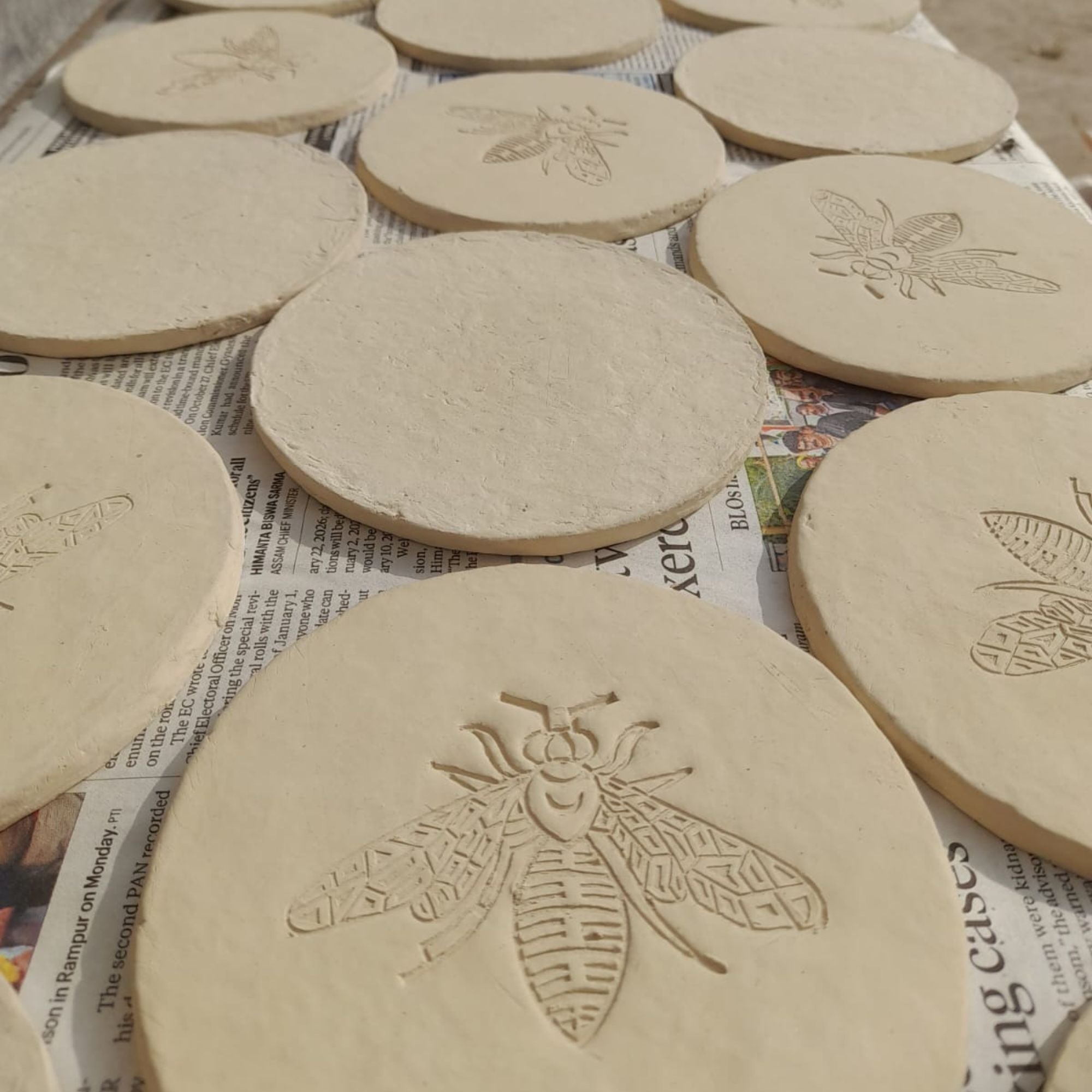 Mother’s Day Gift Box (Candle + Handmade Coasters)