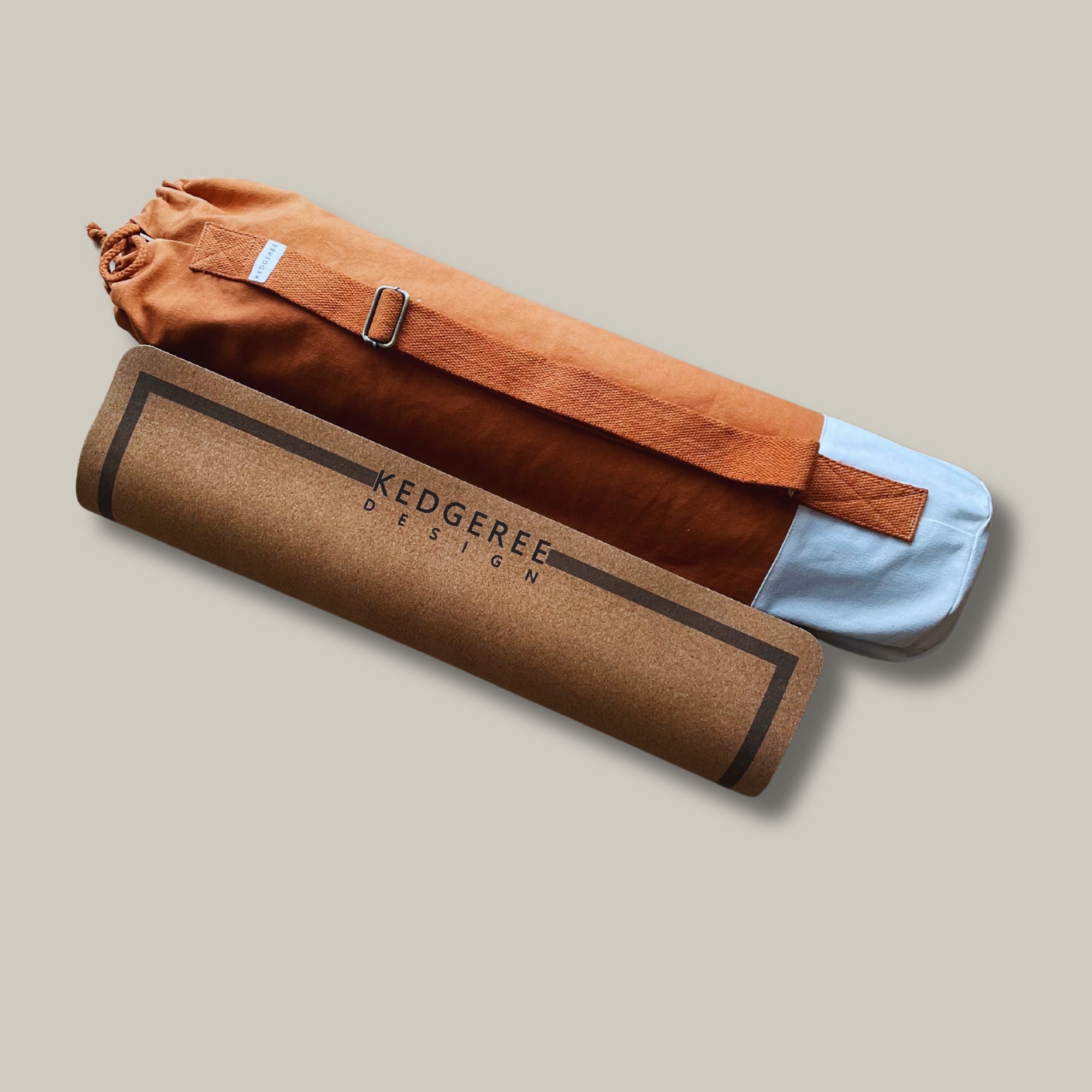 The Brown Yoga Bag Set