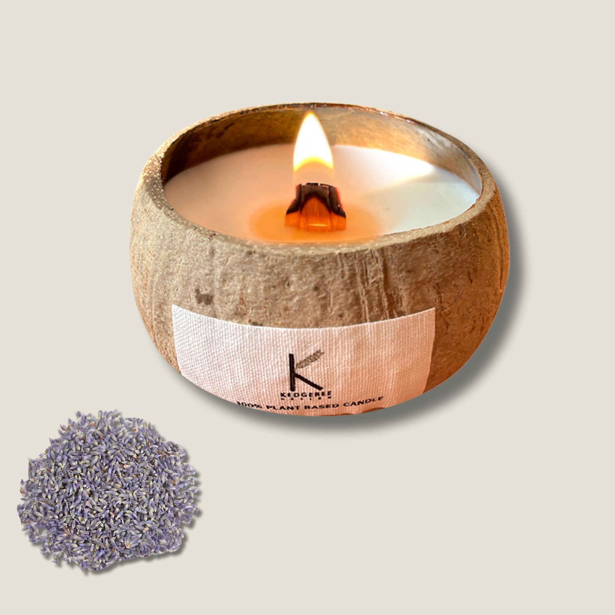 Goa Twilight Coconut Shell Candle