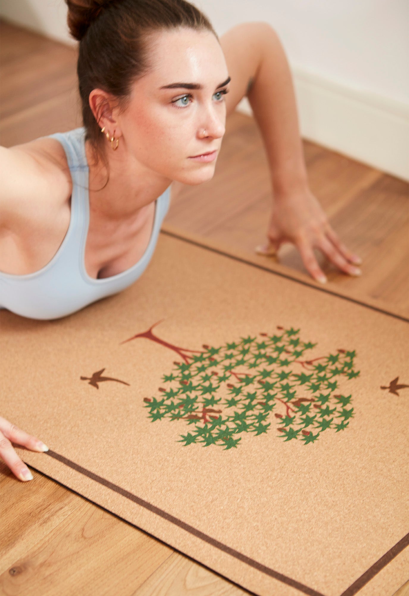 The Happy Tree Cork Yoga Mat