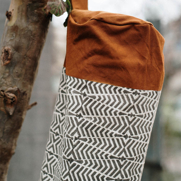Upcycled Cotton Canvas Yoga Bag