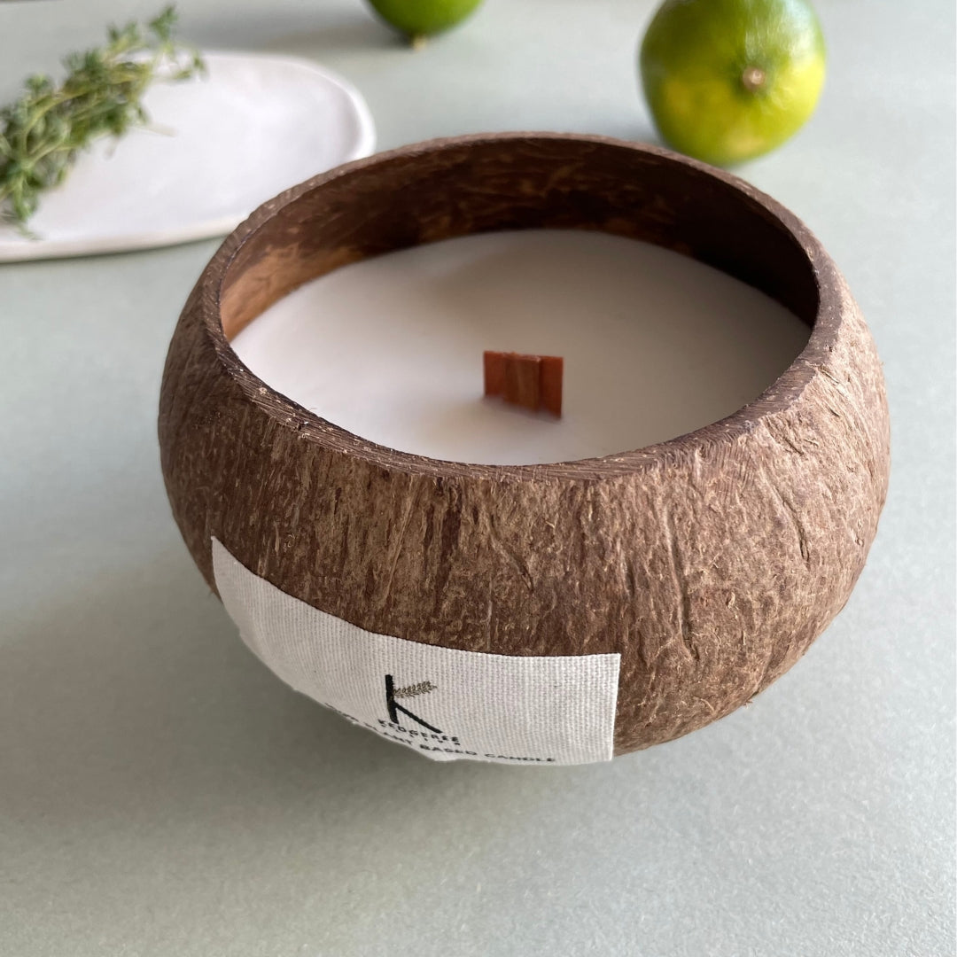 Rejuvenate Bliss Coconut Shell Candle