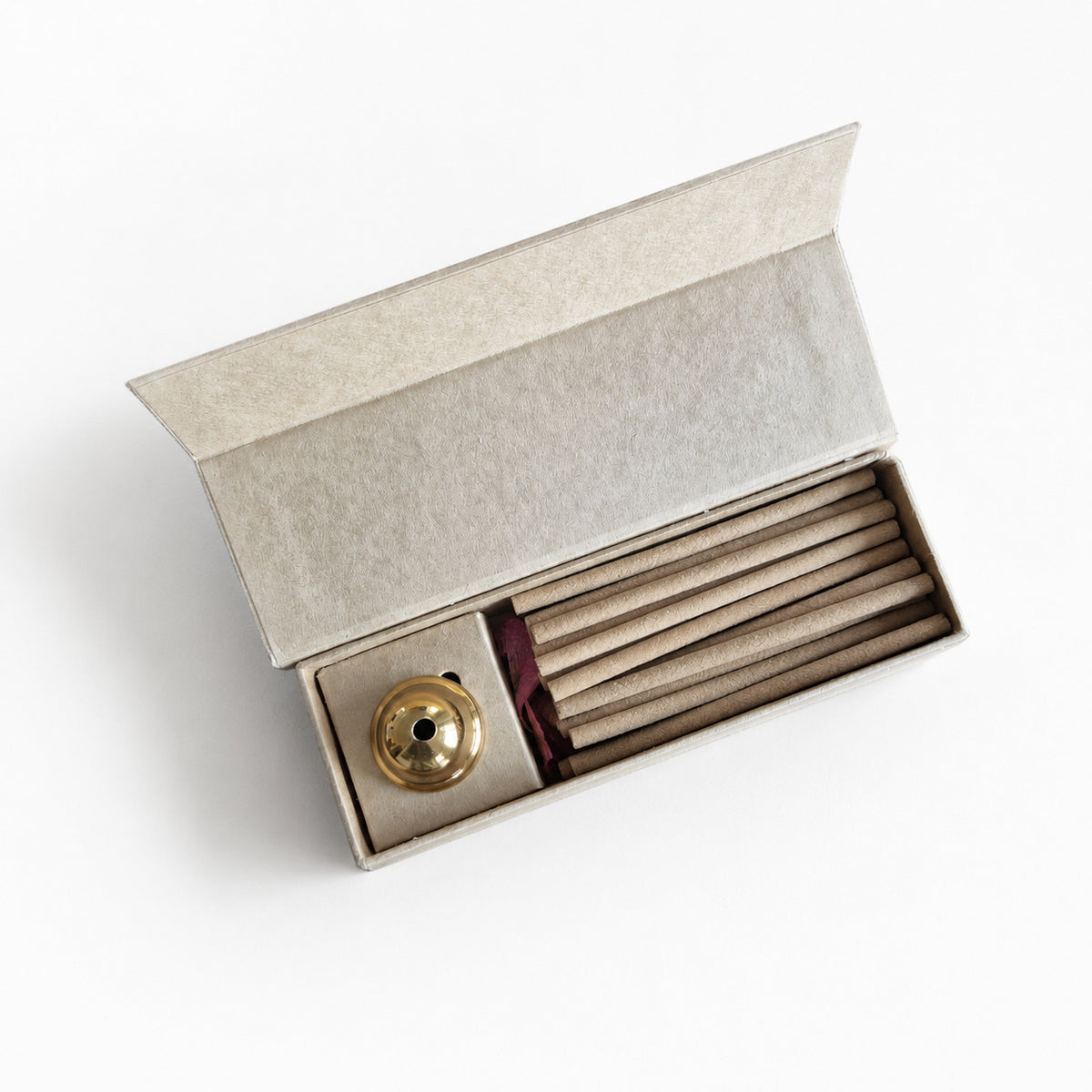 Sandalwood Travel Dhoop Sticks with Brass Holder