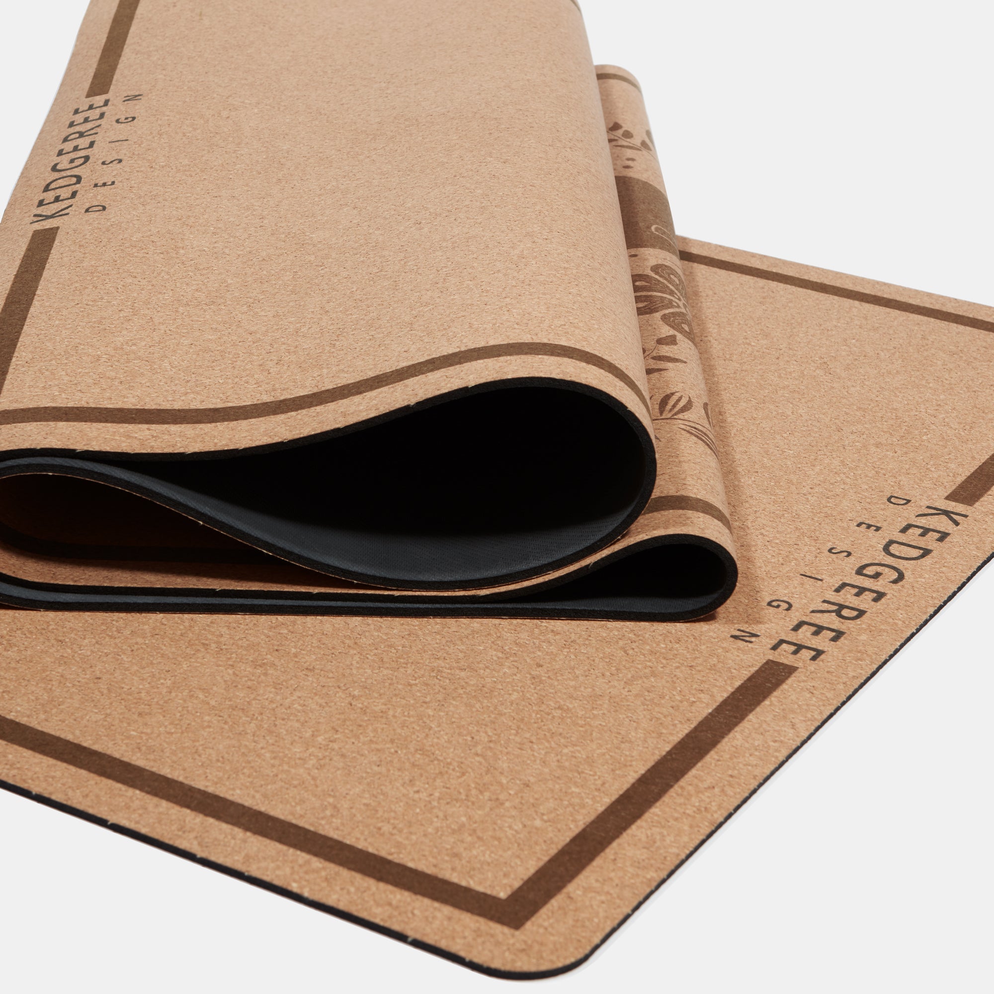 The Elephant Mat: Cork yoga mat with unique elephant design, strong grip and better cushioning ideal for yoga practice