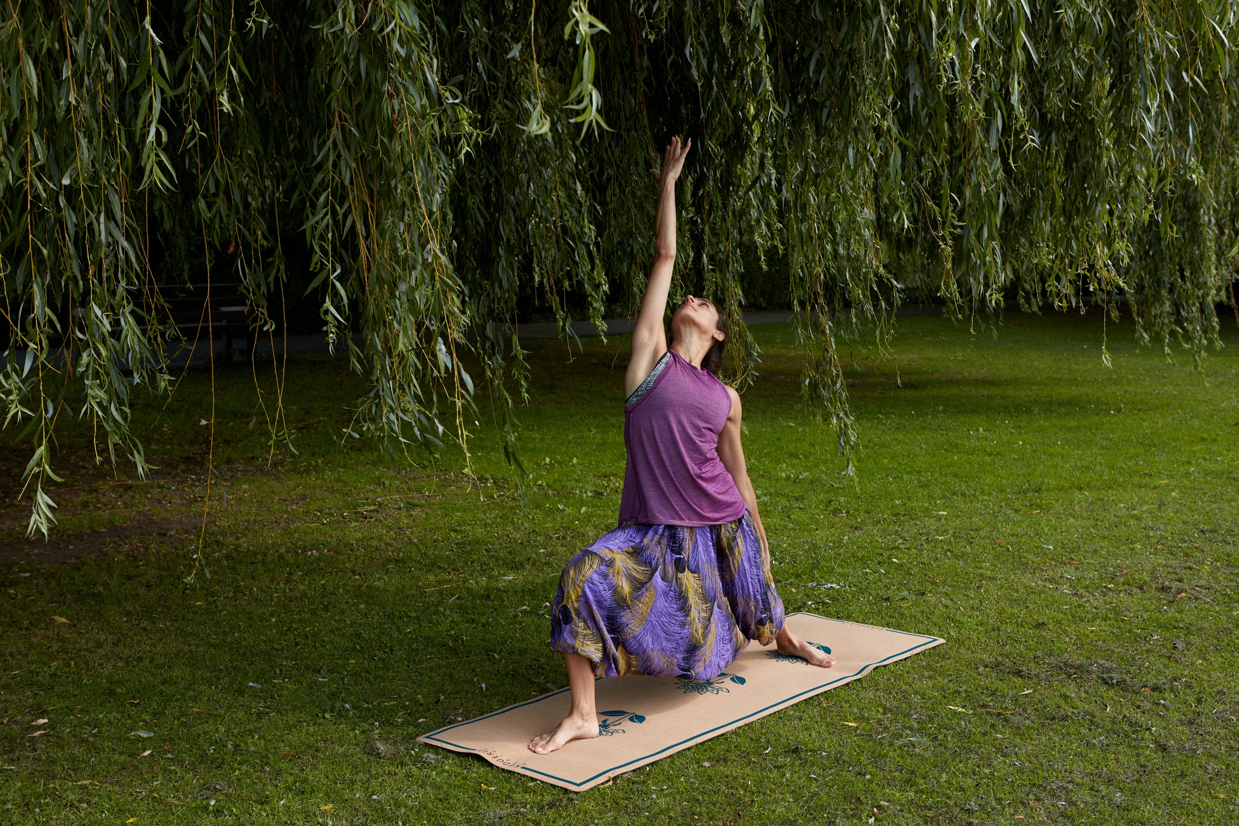 The Lotus Cork Yoga Mat