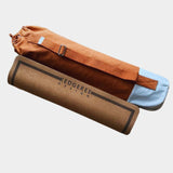 Elephant Cork Yoga Mat with Brown Eco-friendly Canvas Bag