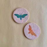 Eco-friendly Paper Mache Coasters – Set of 2