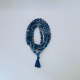 Blue Aventurine Mala and Bracelet Set