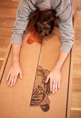 The Powerful Tiger Cork Yoga Mat