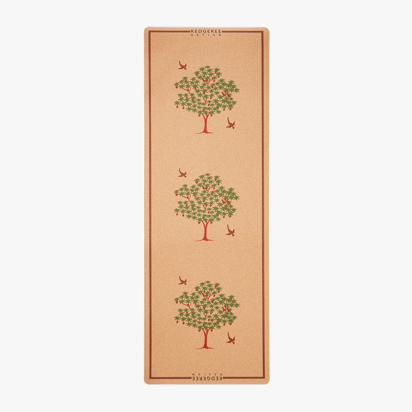 Happy Tree Cork Yoga Mat from Kedgeree Design