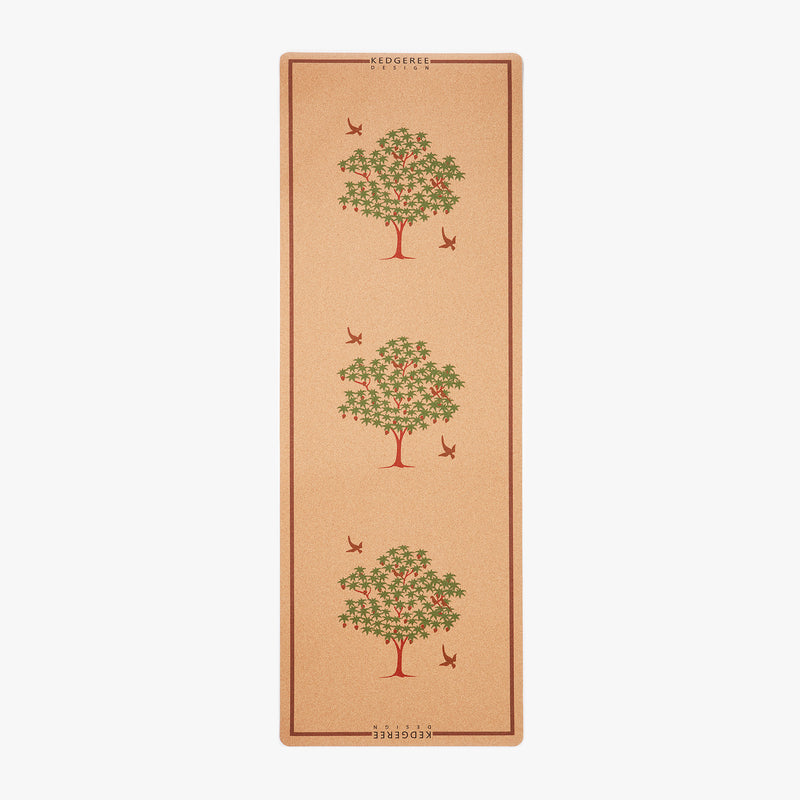 The Happy Tree Cork Yoga Mat
