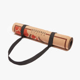 Free strap with cork yoga mat