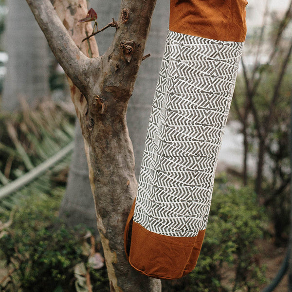 Upcycled Cotton Canvas Yoga Bag