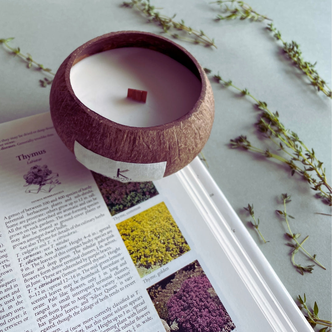 Rejuvenate Bliss Coconut Shell Candle